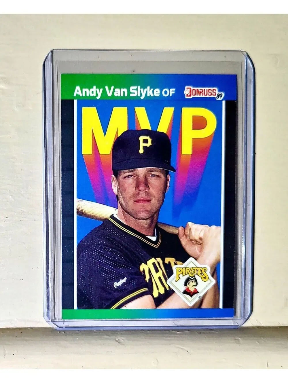 1989 Andy Van Slyke Donruss Baseball Card #BC-10
